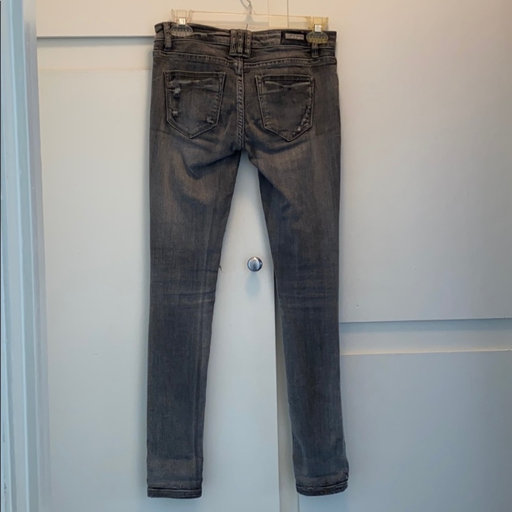 Distressed Denim Skinny Jeans